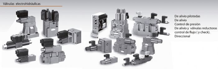Válvulas electrohidráulicas  PROPORTIONAL ELECTRO-HYDRAULIC VALVES  YUKEN